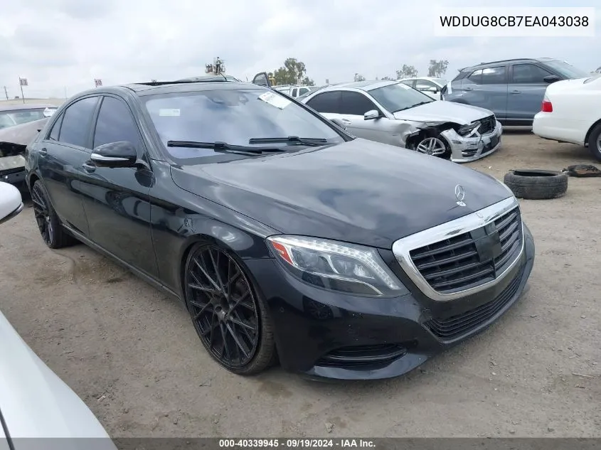 2014 Mercedes-Benz S 550 VIN: WDDUG8CB7EA043038 Lot: 40339945