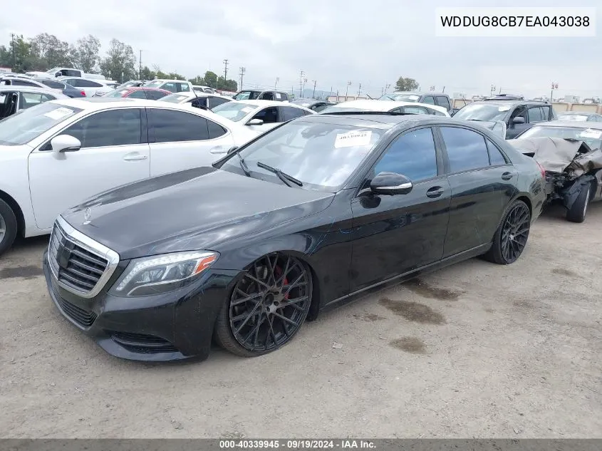 2014 Mercedes-Benz S 550 VIN: WDDUG8CB7EA043038 Lot: 40339945