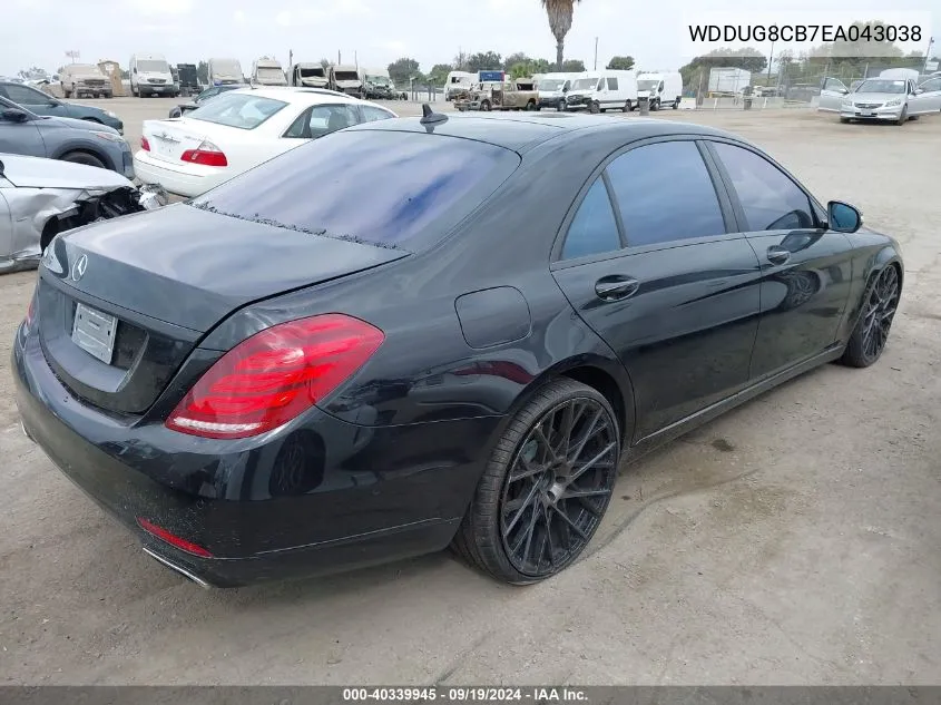 2014 Mercedes-Benz S 550 VIN: WDDUG8CB7EA043038 Lot: 40339945