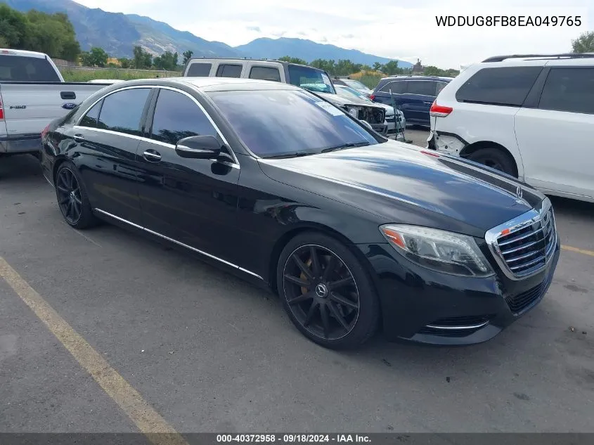 2014 Mercedes-Benz S 550 4Matic VIN: WDDUG8FB8EA049765 Lot: 40372958