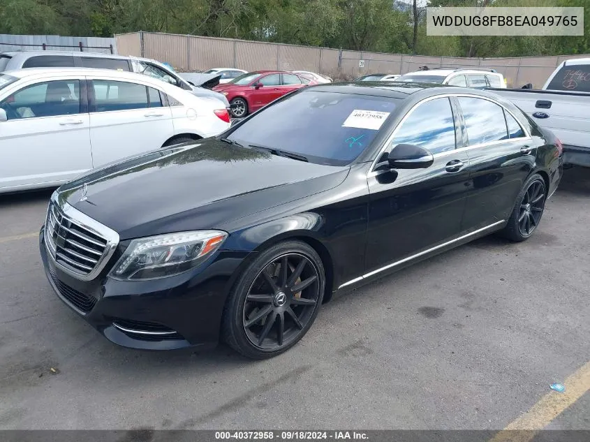 2014 Mercedes-Benz S 550 4Matic VIN: WDDUG8FB8EA049765 Lot: 40372958