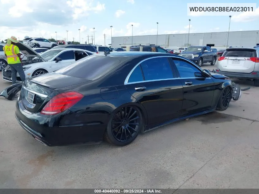 2014 Mercedes-Benz S 550 VIN: WDDUG8CB8EA023011 Lot: 40440092