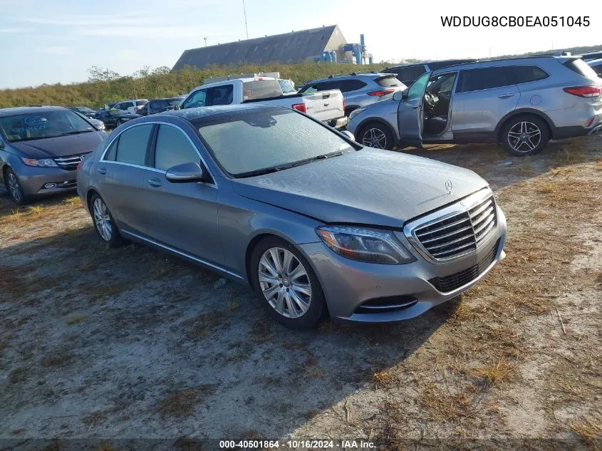 2014 Mercedes-Benz S 550 VIN: WDDUG8CB0EA051045 Lot: 40501864