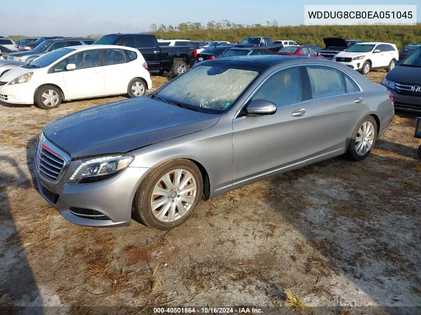 2014 Mercedes-Benz S 550 VIN: WDDUG8CB0EA051045 Lot: 40501864