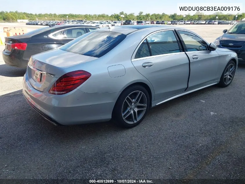 2014 Mercedes-Benz S 550 VIN: WDDUG8CB3EA009176 Lot: 40512699