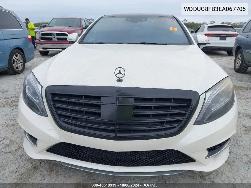 2014 Mercedes-Benz S 550 4Matic VIN: WDDUG8FB3EA067705 Lot: 40519939