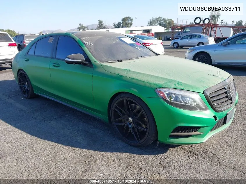 2014 Mercedes-Benz S 550 VIN: WDDUG8CB9EA033711 Lot: 40574857