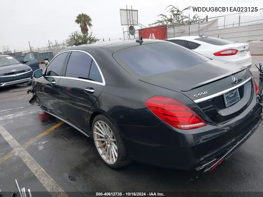 2014 Mercedes-Benz S 550 VIN: WDDUG8CB1EA023125 Lot: 40612735