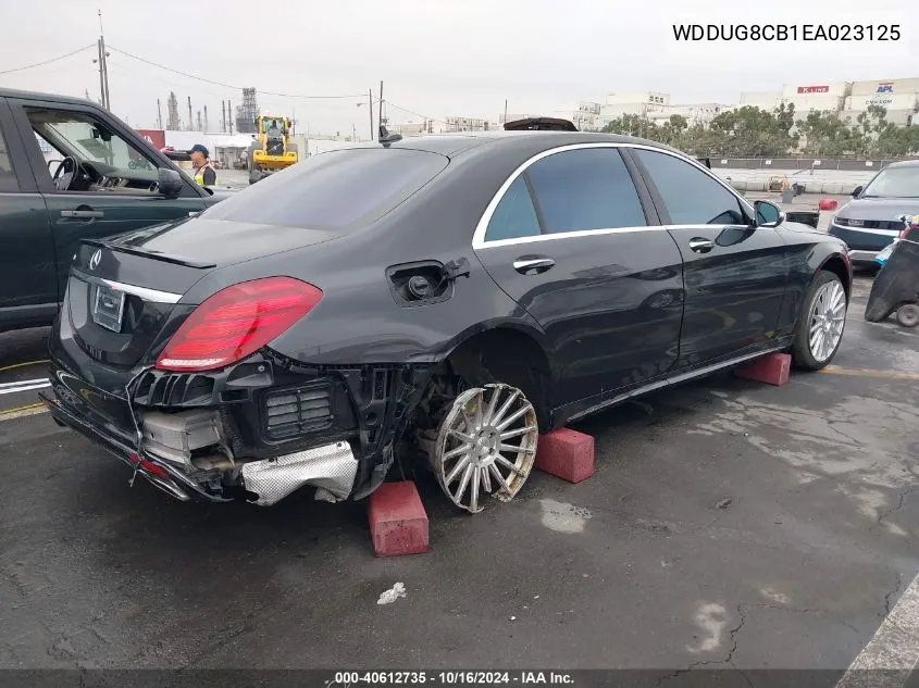 2014 Mercedes-Benz S 550 VIN: WDDUG8CB1EA023125 Lot: 40612735