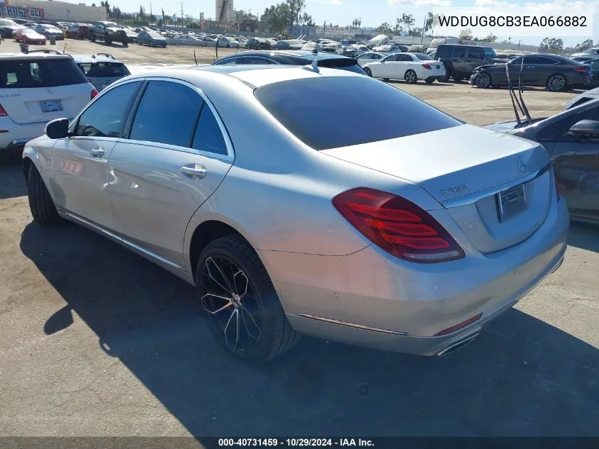 2014 Mercedes-Benz S 550 VIN: WDDUG8CB3EA066882 Lot: 40731459