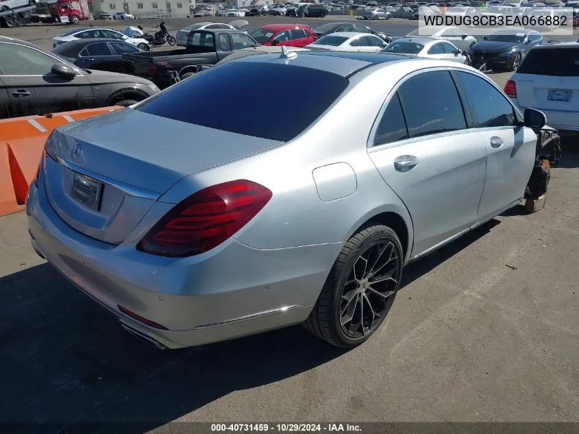 2014 Mercedes-Benz S 550 VIN: WDDUG8CB3EA066882 Lot: 40731459