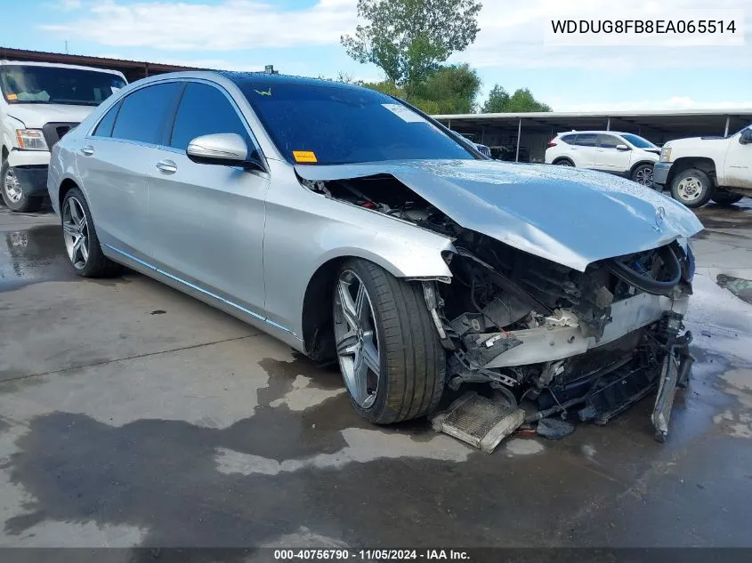 WDDUG8FB8EA065514 2014 Mercedes-Benz S 550 4Matic