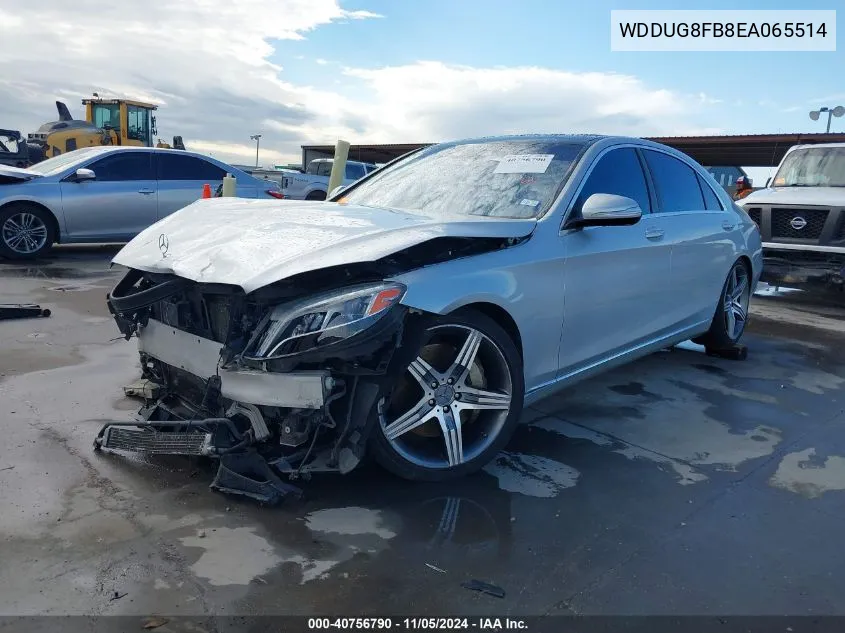 WDDUG8FB8EA065514 2014 Mercedes-Benz S 550 4Matic