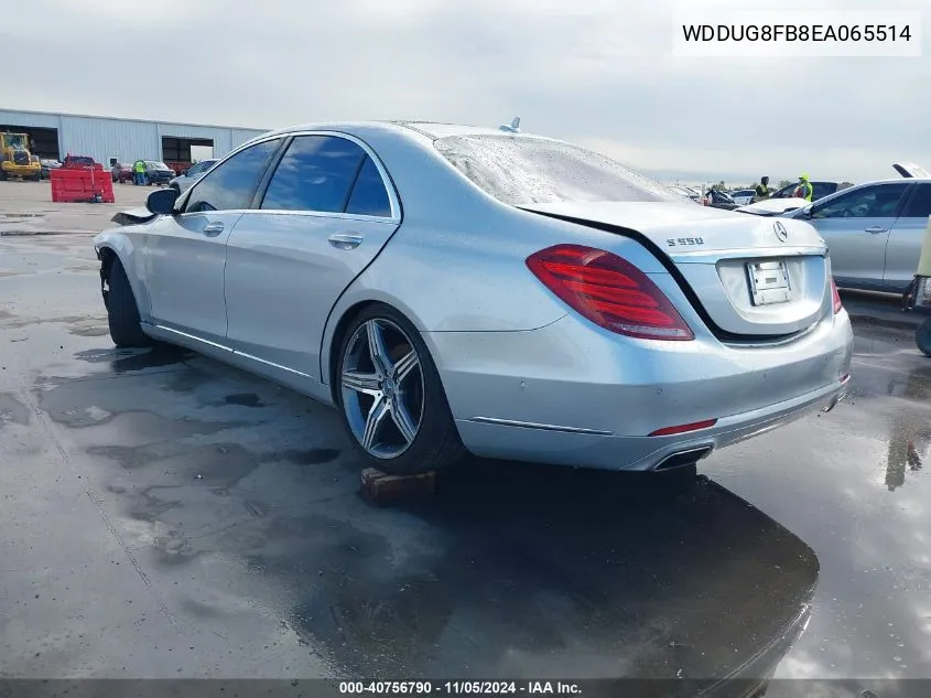 WDDUG8FB8EA065514 2014 Mercedes-Benz S 550 4Matic