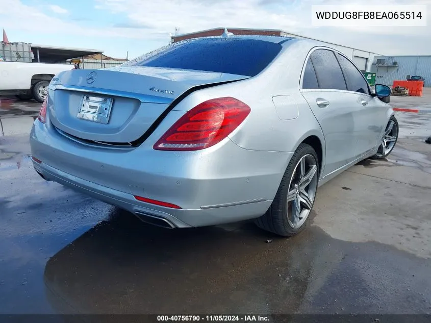 WDDUG8FB8EA065514 2014 Mercedes-Benz S 550 4Matic