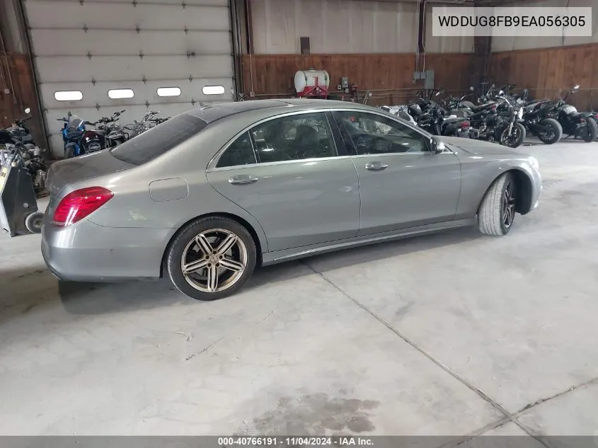 2014 Mercedes-Benz S 550 4Matic VIN: WDDUG8FB9EA056305 Lot: 40766191