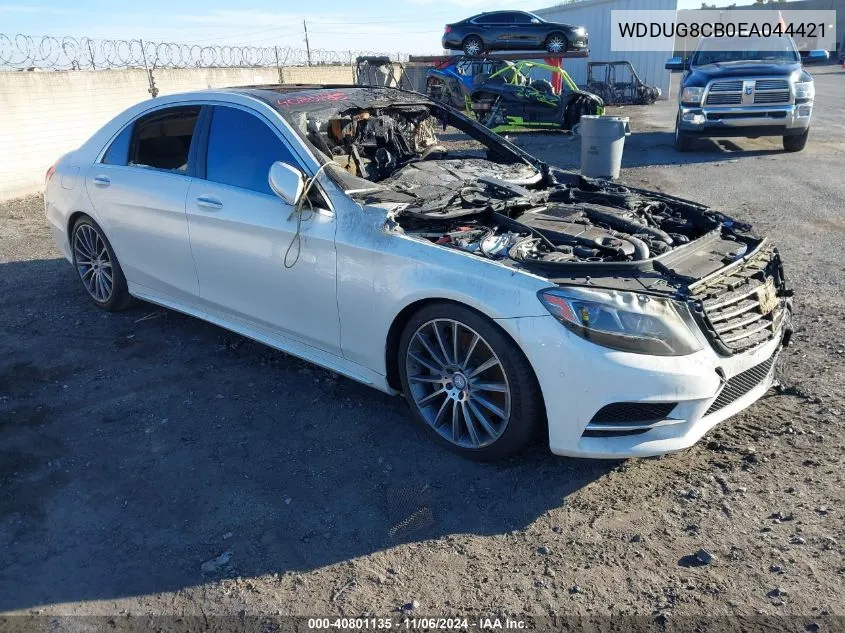 2014 Mercedes-Benz S 550 VIN: WDDUG8CB0EA044421 Lot: 40801135