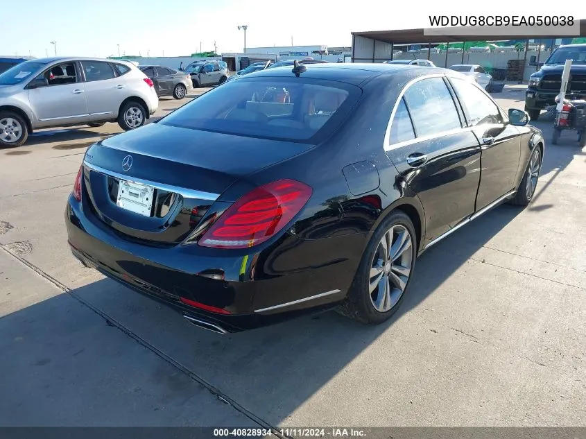 2014 Mercedes-Benz S 550 VIN: WDDUG8CB9EA050038 Lot: 40828934