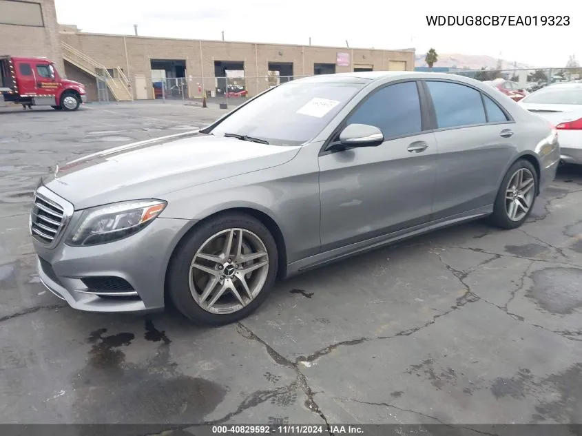 2014 Mercedes-Benz S 550 VIN: WDDUG8CB7EA019323 Lot: 40829592