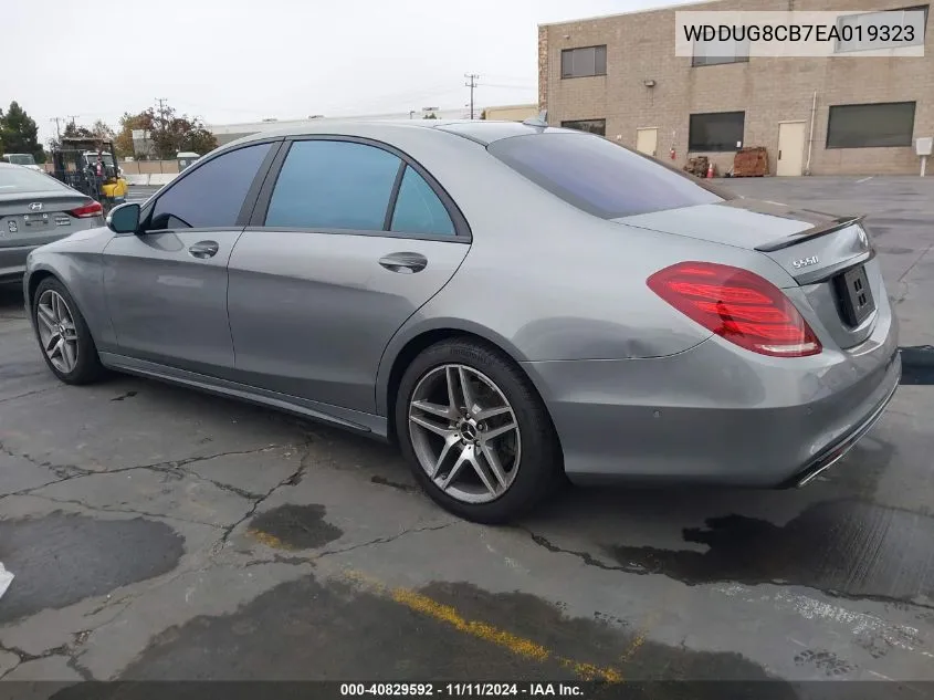 2014 Mercedes-Benz S 550 VIN: WDDUG8CB7EA019323 Lot: 40829592