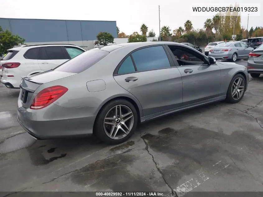 2014 Mercedes-Benz S 550 VIN: WDDUG8CB7EA019323 Lot: 40829592