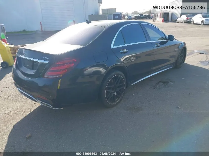 2015 Mercedes-Benz S 550 VIN: WDDUG8CB8FA156286 Lot: 38906663