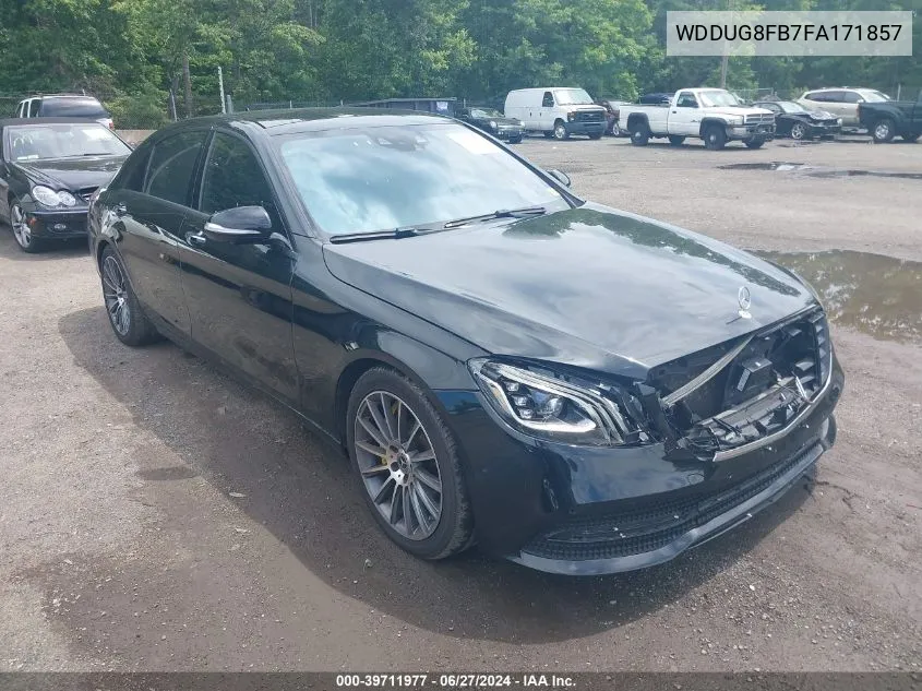 2015 Mercedes-Benz S 550 4Matic VIN: WDDUG8FB7FA171857 Lot: 39711977