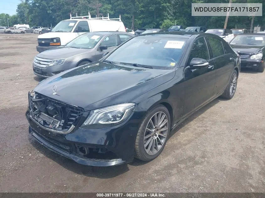 2015 Mercedes-Benz S 550 4Matic VIN: WDDUG8FB7FA171857 Lot: 39711977