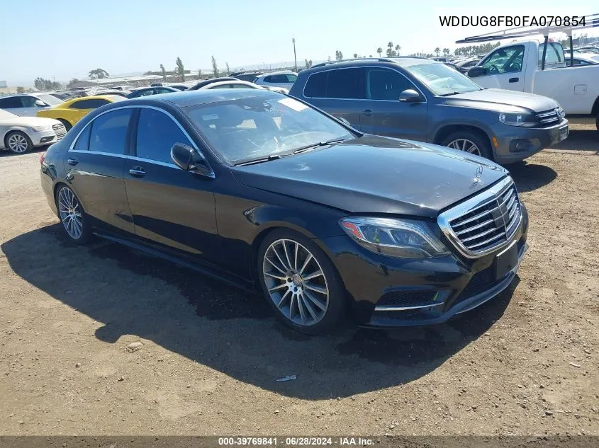 2015 Mercedes-Benz S 550 4Matic VIN: WDDUG8FB0FA070854 Lot: 39769841