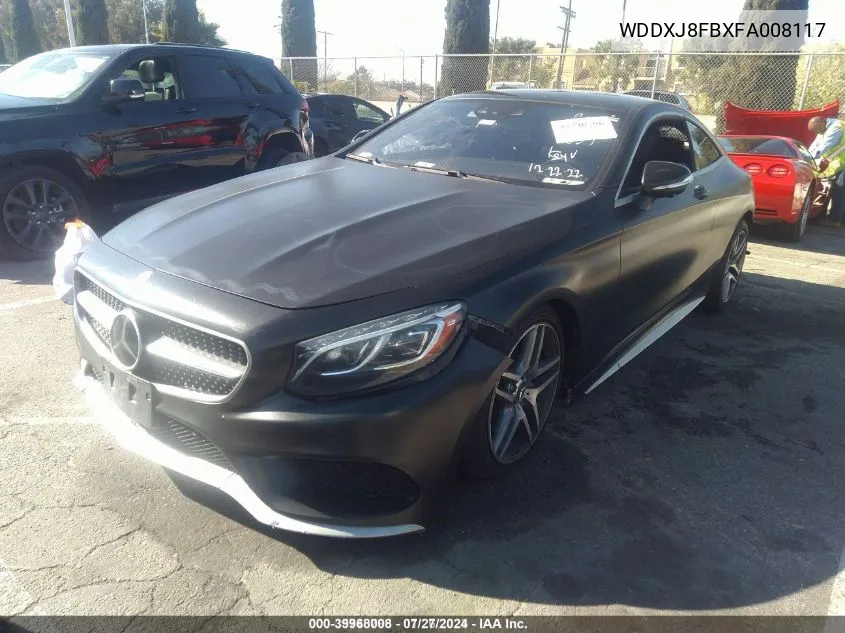 WDDXJ8FBXFA008117 2015 Mercedes-Benz S 550 4Matic