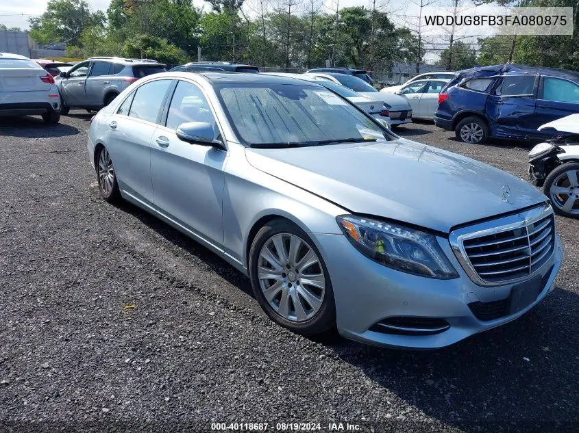 2015 Mercedes-Benz S 550 4Matic VIN: WDDUG8FB3FA080875 Lot: 40118687