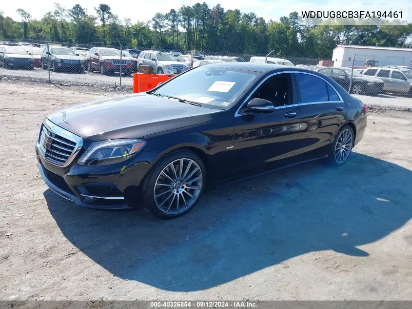 WDDUG8CB3FA194461 2015 Mercedes-Benz S 550