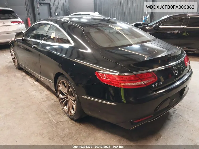 WDDXJ8FB0FA006862 2015 Mercedes-Benz S 550 4Matic