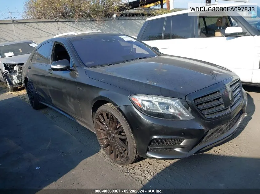 2015 Mercedes-Benz S 550 VIN: WDDUG8CB0FA097833 Lot: 40360367