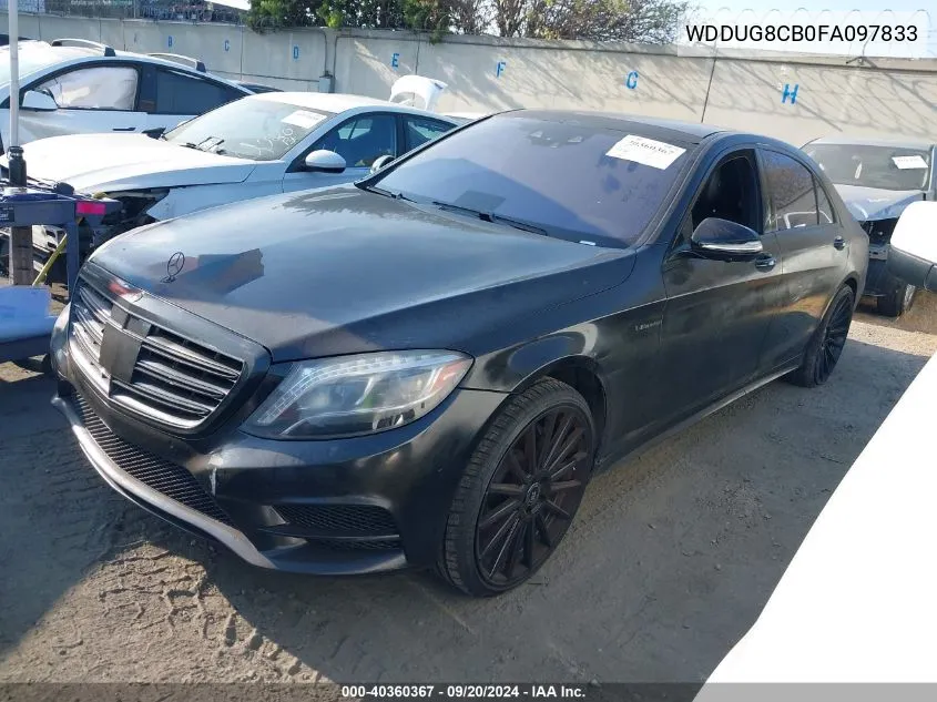 2015 Mercedes-Benz S 550 VIN: WDDUG8CB0FA097833 Lot: 40360367