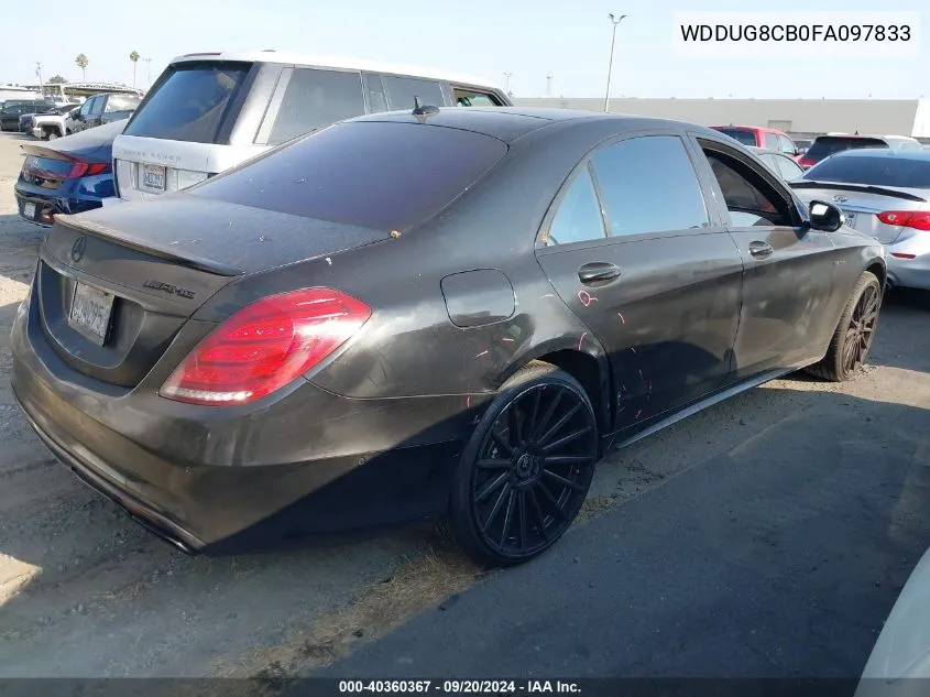 2015 Mercedes-Benz S 550 VIN: WDDUG8CB0FA097833 Lot: 40360367