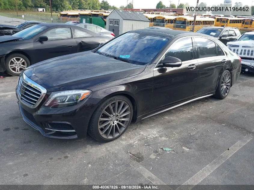 2015 Mercedes-Benz S 550 VIN: WDDUG8CB4FA196462 Lot: 40367826