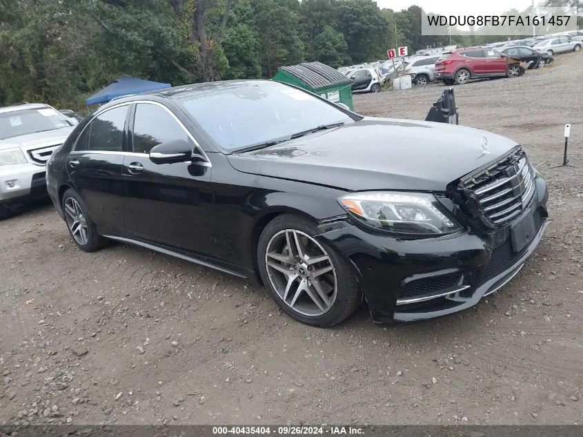 2015 Mercedes-Benz S 550 4Matic VIN: WDDUG8FB7FA161457 Lot: 40435404