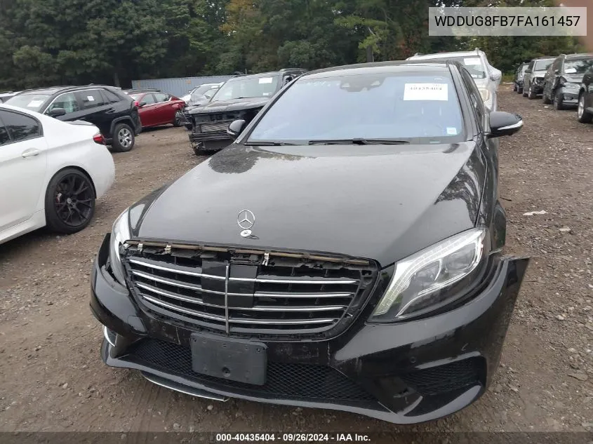 2015 Mercedes-Benz S 550 4Matic VIN: WDDUG8FB7FA161457 Lot: 40435404