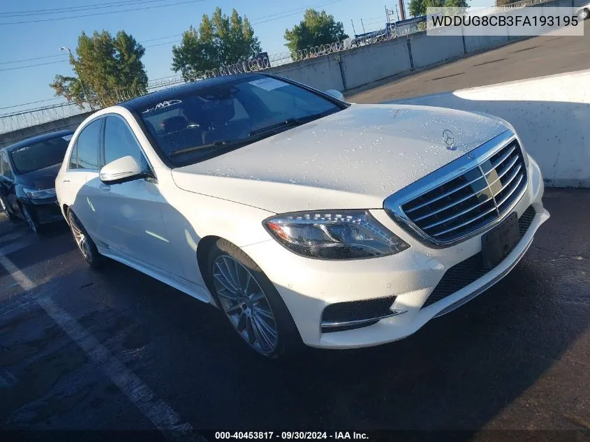 2015 Mercedes-Benz S 550 VIN: WDDUG8CB3FA193195 Lot: 40453817