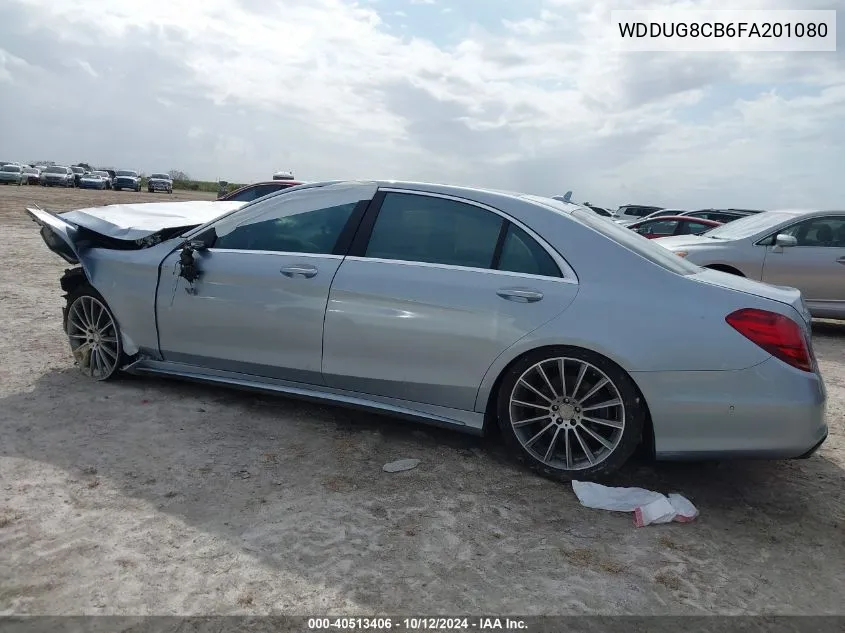 2015 Mercedes-Benz S 550 VIN: WDDUG8CB6FA201080 Lot: 40513406