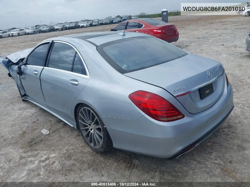 2015 Mercedes-Benz S 550 VIN: WDDUG8CB6FA201080 Lot: 40513406