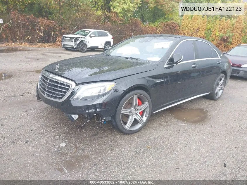 2015 Mercedes-Benz S 63 Amg 4Matic VIN: WDDUG7JB1FA122123 Lot: 40533082