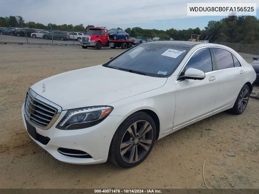 2015 Mercedes-Benz S 550 VIN: WDDUG8CB0FA156525 Lot: 40571476