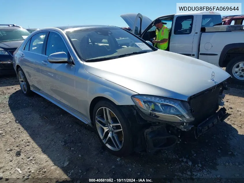 2015 Mercedes-Benz S 550 4Matic VIN: WDDUG8FB6FA069644 Lot: 40581052