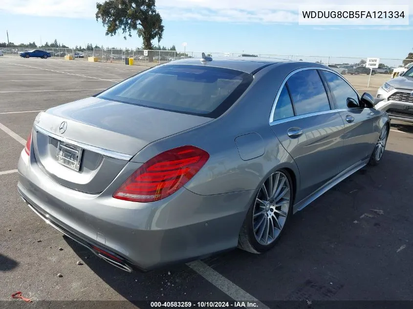 2015 Mercedes-Benz S 550 VIN: WDDUG8CB5FA121334 Lot: 40583259