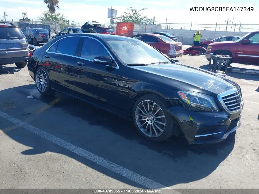 2015 Mercedes-Benz S 550 VIN: WDDUG8CB5FA147349 Lot: 40789855