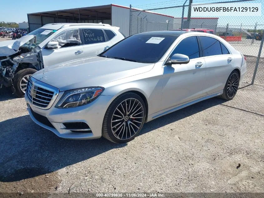 2015 Mercedes-Benz S 550 4Matic VIN: WDDUG8FB6FA129129 Lot: 40799635