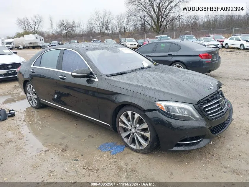 WDDUG8FB3FA092394 2015 Mercedes-Benz S 550 4Matic