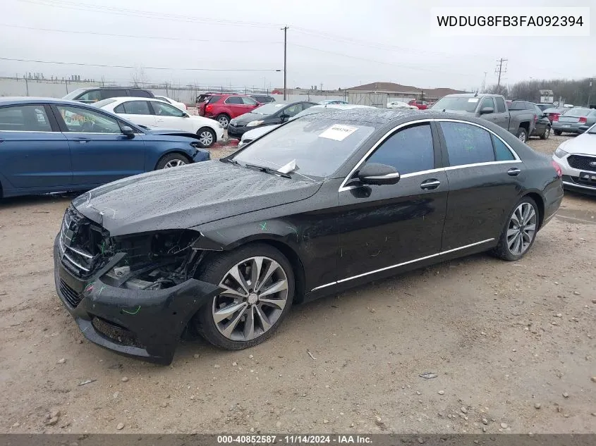 WDDUG8FB3FA092394 2015 Mercedes-Benz S 550 4Matic